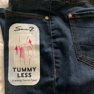 Seven7 Tummy Less High Rise Skinny Jeans Size 8